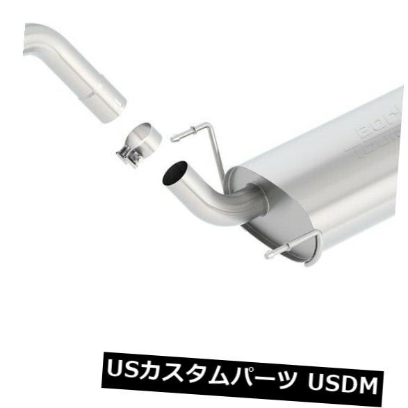 輸入マフラー Borla 140379ツーリングキャットバックエキゾーストシステムは10-19 4Runnerに適合 Borla 140379 Touring Cat-Back Exhaust System Fits 10-19 4Runner