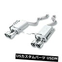 輸入マフラー Borla 2008-2013 BMW M3クーペ4.0L V8 S65 E92 SタイプエキゾーストシステムSS T304 Borla 2008-2013 BMW M3 COUPE 4.0L V8 S65 E92 S-TYPE EXHAUST SYSTEM SS T304