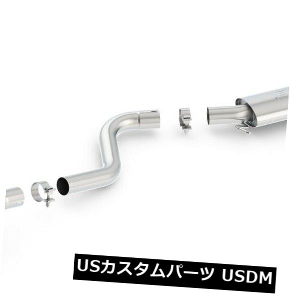 輸入マフラー Borla 140505ツーリングキャットバックエキゾーストシステムは07-12 328iに適合 Borla 140505 Touring Cat-Back Exhaust System Fits 07-12 328i