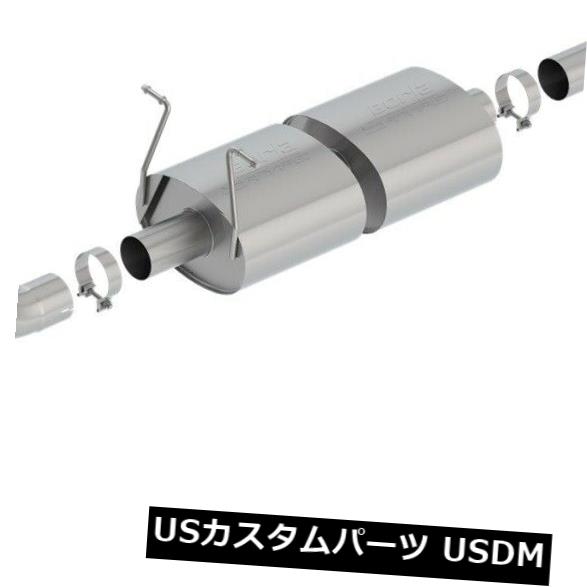 輸入マフラー Borla 140762 Sタイプキャットバックエキゾーストシステムは15-19シルバラード2500 HDに適合 Borla 140762 S-Type Cat-Back Exhaust System Fits 15-19 Silverado 2500 HD(2)