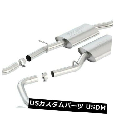 輸入マフラー Borla 140636 SタイプCat-Backシステムは15 300充電器に適合 Borla 140636 S-Type Cat-Back System Fits 15 300 Charger