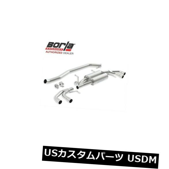 輸入マフラー BORLA 140326キャットバックエキゾーストは日産GT-R GTR 2009-2012 3.8L V6ツインターボに適合 BORLA 140326 Cat-Back Exhaust Fits Nissan GT-R GTR 2009-2012 3.8L V6 Twin Turbo