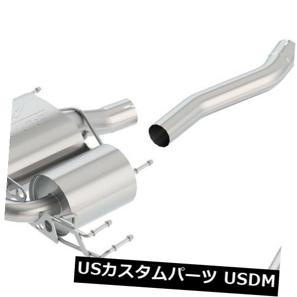 輸入マフラー Borla 140738CB ATAK Cat-Back Exhaust System Fits 17-18 Civic Borla 140738CB ATAK Cat-Back Exhaust System Fits 17-18 Civic