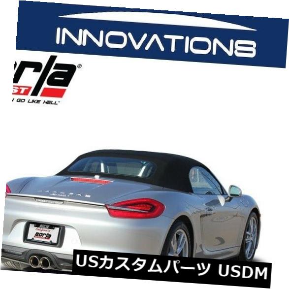 輸入マフラー 13-16 981ケイマンSボクスターS 2.7L / 3.4L 140534用Borla CatBackエキゾーストSタイプ Borla CatBack Exhaust S-Type For 13-16 981 Cayman S Boxster S 2.7L/ 3.4L 140534