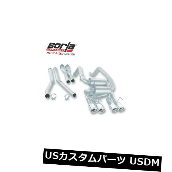 輸入マフラー BORLA 140128キャットバックエキゾースト+ XパイプSタイプ2005-2008シボレーC6コルベットLS2 / LS3 BORLA 140128 Cat-Back Exhaust +X-Pipe S-Type 2005-2008 Chevy C6 CORVETTE LS2/LS3