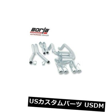 輸入マフラー BORLA 140128キャットバックエキゾースト+ XパイプSタイプ2005-2008シボレーC6コルベットLS2 / LS3 BORLA 140128 Cat-Back Exhaust +X-Pipe S-Type 2005-2008 Chevy C6 CORVETTE LS2/LS3