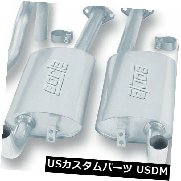 輸入マフラー Borla 87-93 Ford Mustang GT 5.0L 8cyl SSキャットバックエキゾースト Borla 87-93 Ford Mustang GT 5.0L 8cyl SS Catback Exhaust