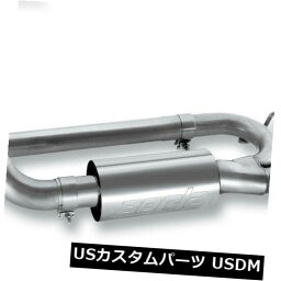 輸入マフラー Borla 11786 Sタイプアクスルバックエキゾーストシステムフィット10-13 3 Borla 11786 S-Type Axle-Back Exhaust System Fits 10-13 3