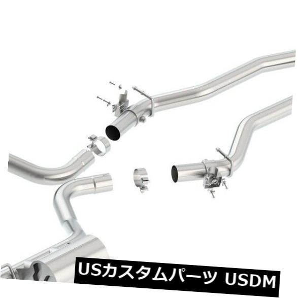 輸入マフラー Borla 140672 ATAK Cat-Back Exhaust System Fits 15-19 Charger Borla 140672 ATAK Cat-..