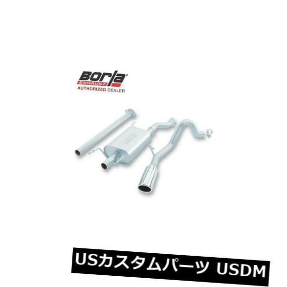 輸入マフラー BORLA 140140キャットバックエキゾースト2005-2012トヨタタコマ4.0L V6 2 / 4WD 4DR CC LB BORLA 140140 Cat-Back Exhaust 2005-2012 Toyota TACOMA 4.0L V6 2/4WD 4DR CC LB