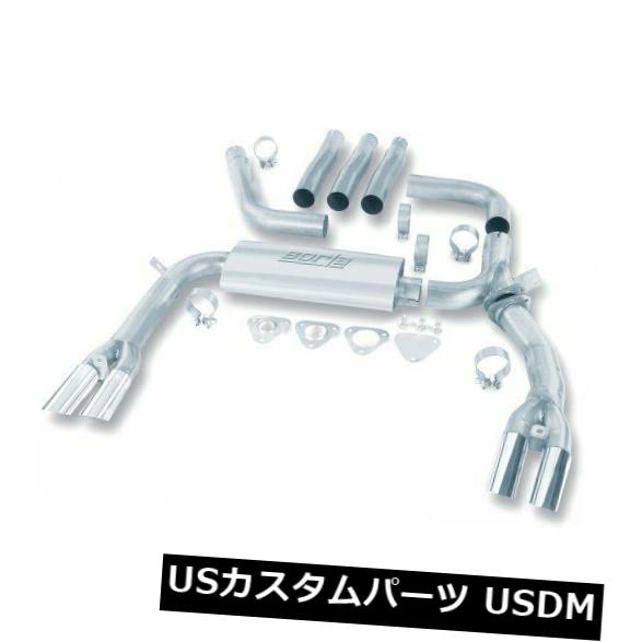 輸入マフラー Borla 84-92シボレーカマロ/ポンティアックトランスアム5.0L / 5.7L V8 3in Adj SSキャットバック Borla 84-92 Chevrolet Camaro / Pontiac Trans Am 5.0L/5.7L V8 3in Adj SS Cat-Back