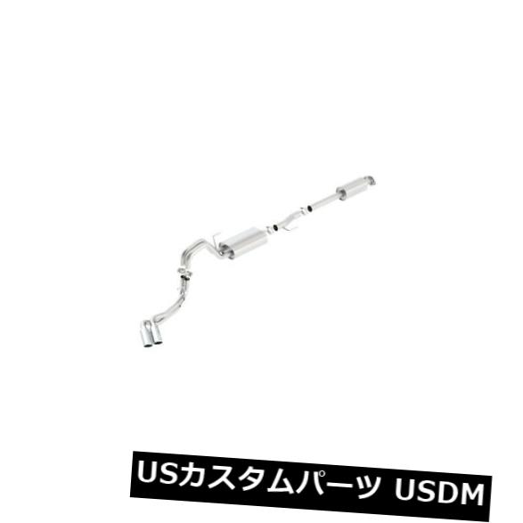 輸入マフラー 排気システム-Sタイプ-キャットバック-テールパイプ3個-ヒント4個-ステンレス-Nat Exhaust System - S-Type - Cat-Back - 3 in Tailpipe - 4 in Tips - Stainless - Nat