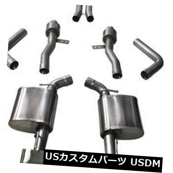 輸入マフラー 15-19ダッジチャレンジャーSRT 6.2L 6.4L用CORSA 2.75 