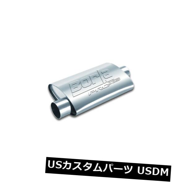 輸入マフラー Borla 40664ユニバーサルPro-XSセンター/オフセット設定。 楕円形2.25in（19x4x9.5inの場..