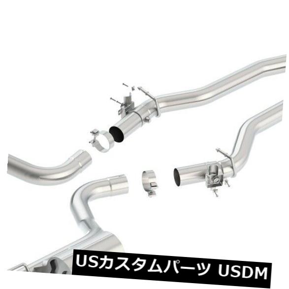 輸入マフラー 15-18 Challenger Borla 140646 ATAKキャットバック排気システムに適合 Fits 15-18 Challenger Borla 140646 ATAK Cat-Back Exhaust System