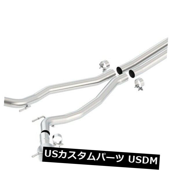輸入マフラー 10-13カマロボルラ140280 Sタイプキャットバックエキゾーストシステムに適合 Fits 10-13 Camaro Borla 140280 S-Type Cat-Back Exhaust System(2)