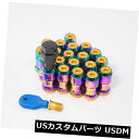 USナット 20Pc Aodhan Xt45 Neo Chrome 12X1.25リムチューナースチールエクステンデッドダストキャップラグナット 20Pc Ao...