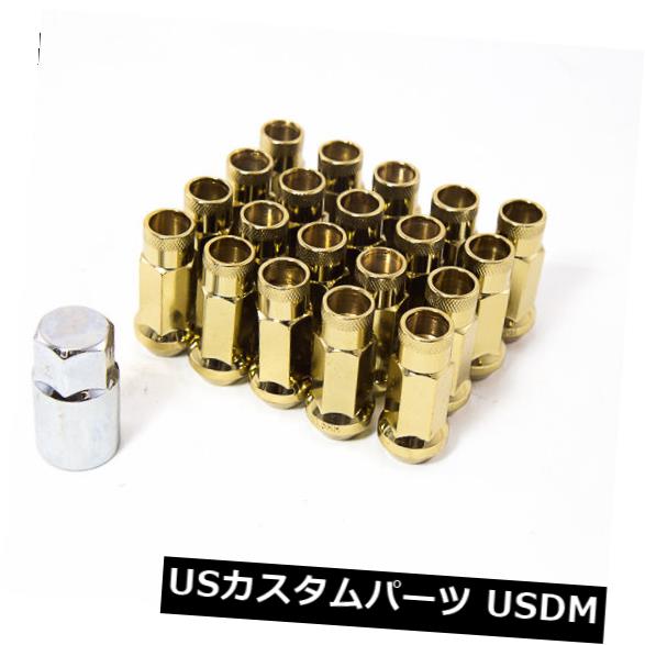 USナット 20pcs 12X1.25 Aodhan Xt51ラグナットゴールドフィットAltima Maxima Versa Cube G35 20pcs 12X1.25 Aodhan Xt51 Lug Nuts Gold Fit Altima Maxima Versa Cube G35