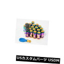 USナット 20個のネオクロムコニカルラグナットリムチューナー12x1.25 45mmの長さ 20Pcs Neo Chrome Conical Lug Nuts...