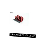 USナット 20個Aodhan Spl35 12X1.25 Red Tuner Racing Spline Acorn Lug Nut 20pcs Aodhan Spl35 12X1.25 Red Tuner Racing Spline Acorn Lug Nut