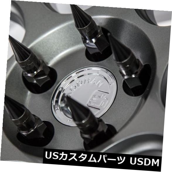 USナット 92mm AodHan XT92 12X1.5スチールブラックスパイクラグナットフィットマツダRx7プロテジ 92mm AodHan XT92 12X1.5 Steel Black Spiked Lug Nuts Fits Mazda Rx7 Protege