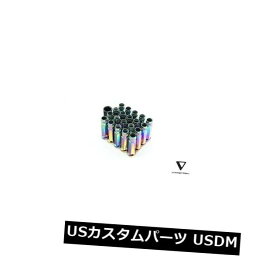 USナット Varrstoen VT75 12x1.5 Neo Chromeオープンエンドラグナット（20 PC / 1Key）Xb Xa Gs300に適合 Varrstoen VT75 12x1.5 Neo Chrome Open End Lug Nuts (20 PC/1Key) Fits Xb Xa Gs300