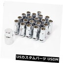 USナット 12X1.5 Aodhan Xt51ラグナットクロームオープンエンド20個はAce Enkei Miro Mrrリムに適合 12X1.5 Aodha...
