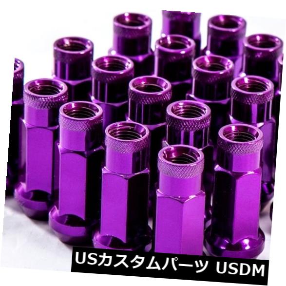 USナット 51mm Aodhan XT51 12x1.5パープルエクステンデッドオープンラグナットフィットレクサスGs300 Gs400 51mm Aodhan XT51 12x1.5 Purple Extended Open Lug Nuts Fits Lexus Gs300 Gs400