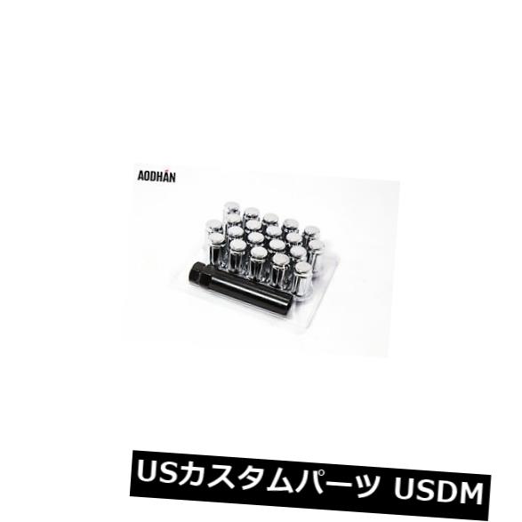 USナット 12X1.5 20PcsクロムアオダンSpl35スプラインラグナットフィットレクサスIs250 Is300 Is350 Isf 12X1.5 20Pcs Chrome Aodhan Spl35 Spline Lug Nuts Fit Lexus Is250 Is300 Is350 Isf