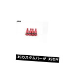 USナット 4 Aodhan V2レッドバルブステムはホンダアコードシビックCrxプレリュードデルソルS2000に適合 4 Aodhan V2 Red Valv...