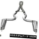 輸入マフラー Corsa Performance 14337BLK Sport Cat-Back Exhaust System Fits 15-18 Musta...