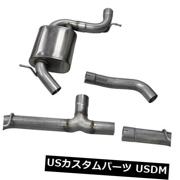 輸入マフラー Corsa Performance 14834スポーツキャットバックエキゾーストシステムは14-18 GTIに適合 Corsa Performance 14834 Sport Cat-Back Exhaust System Fits 14-18 GTI