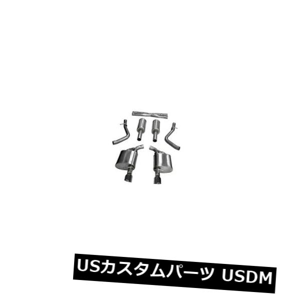 輸入マフラー Corsa Performance 21004BLK Xtreme Cat-Back Exhaust System Fits 17-19 300 Charger Corsa Performance 21004BLK Xtreme Cat-Back Exhaust System Fits 17-19 300 Charger