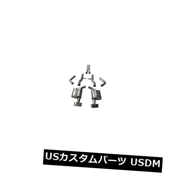 輸入マフラー Corsa Performance 21008 Xtreme Cat-Backエキゾーストシステムは17-19チャレンジャーに適合 Corsa Performance 21008 Xtreme Cat-Back Exhaust System Fits 17-19 Challenger