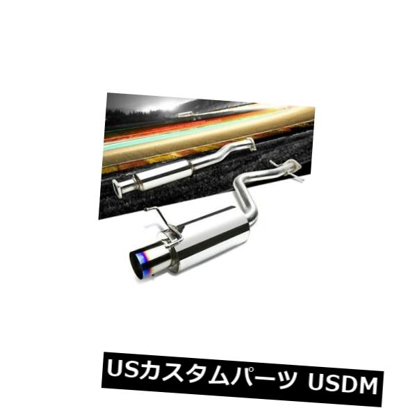 輸入マフラー レクサス01-05 IS300 XE10用4.00インチバーントマフラーチップステンレスキャットバックエキゾーストキット 4.00