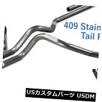 輸入マフラー フォードF150 15-18 2.5 "ステンレスデュアルエキゾーストキット2チャンバーサイドスラッシュチップ Ford F150 15-18 2.5" Stainless Dual Exhaust Kit 2 Chamber Side Slash Tip