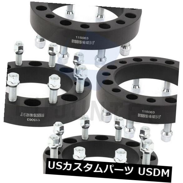 スペーサー 11-16 Chevy Silverado GMC Sierra 14x1.5 4xホイールスペーサー1.5 