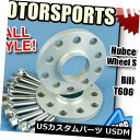 スペーサー 14MMハブセントリックホイールスペーサーシルバーボールボルトフォルクスワーゲン5x130 71.6 14x1.5 14MM Hubcentric ...