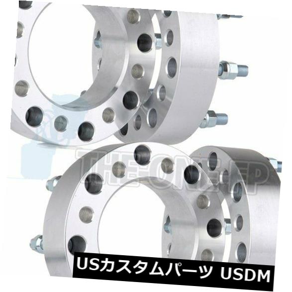 スペーサー シボレーエクスプレス用4X 2 "50mm 8x6.5?8x180 14x1.5アダプターホイールスペーサー 4X 2"..
