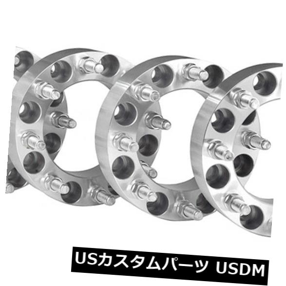 スペーサー 4個のホイールスペーサーアダプター8x180シボレーGMCシルバラードシエラ2500 3500-2インチ 4 pcs Wheel Spacers Adapters 8x180 Chevy GMC Silverado Sierra 2500 3500 - 2 inch