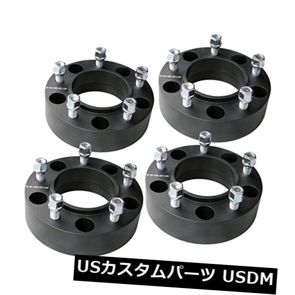 スペーサー DCVAMOUS 5ラグ5x150ハブセントリックホイールスペーサー2 "、2007-2018年用14x1.5スタッド付き DCVAMOUS 5 Lug 5x150 Hubcentric Wheel Spacers 2" with 14x1.5 Studs for 2007-2018