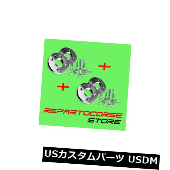 スペーサー キット4スペーサーホイール16 +20 mm、ボルト付き-アルファロメオ147 1.9 JTD 1.6 2.0 Kit 4 Spacers Wheel 16 +20 mm with Bolts- Alfa Romeo 147 1.9 JTD 1.6 2.0