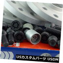 スペーサー H& rホイールスペーサーフロントアクスル+アウディA4 A5 A6 A7用リアABE 30 / 40mmシルバーブラック H&r Whee...