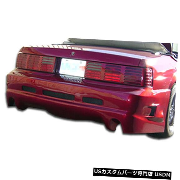 Rear Body Kit Bumper 79-93フォードマスタングGT Duraflexリアボディキットバンパー 100744 79-93 Ford Mustang GTX Duraflex Rear Body Kit Bumper 100744