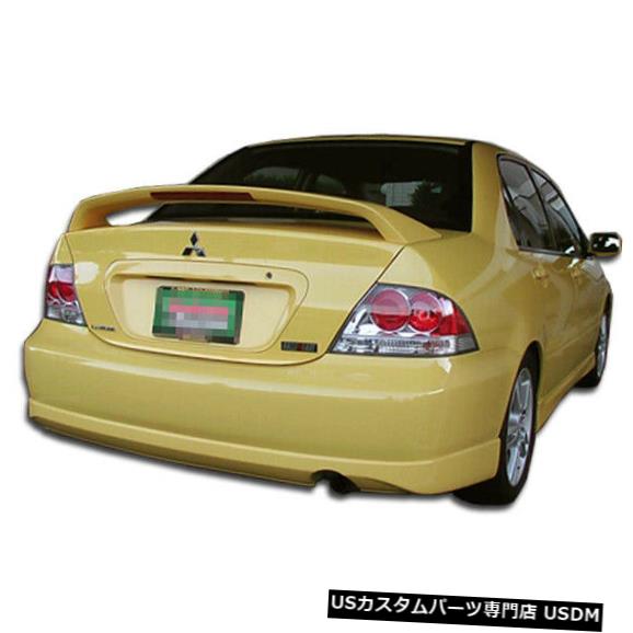 Rear Body Kit Bumper 04-07三菱ランサーラリーデュラフレックスリアバンパーリップボディキット!!! 100572 04-07 Mitsubishi Lancer Rally Duraflex Rear Bumper Lip Body Kit!!! 100572