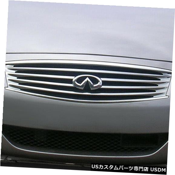 Front Bumper 08-15インフィニティG37クロノスカーボンファイバーフロントバンパーリップボディキットに適合!!! 113002 08-15 Fits Infiniti G37 Chronos Carbon Fiber Front Bumper Lip Body Kit!!! 113002