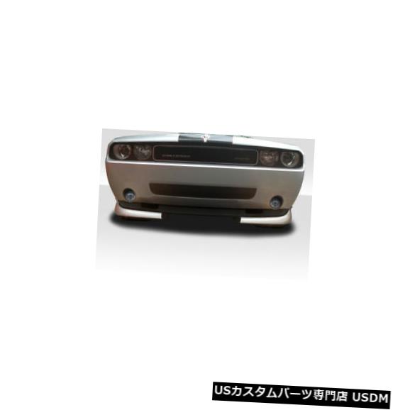 Front Bumper 08-20ダッジチャレンジャーCVXデュラフレックスフロントバンパーリップボディキット!!! 115356 08-20 Dodge Challenger CVX Duraflex Front Bumper Lip Body Kit!!! 115356