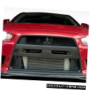 Front Bumper 08-15三菱エボリューションJDPスタイルデュラフレックスフロントバンパーリップボディキット109417 08-15 Mitsubishi Evolution JDP Style Duraflex Front Bumper Lip Body Kit 109417(2)