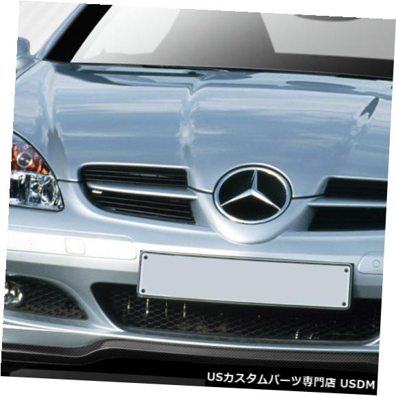 Spoiler 05-08メルセデスSLK Lスポーツカーボンファイバーフロントバンパーリップボディキット!!! 108699 05-08 Mercedes SLK L-Sport Carbon Fiber Front Bumper Lip Body Kit!!! 108699