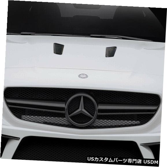 Spoiler 14-15メルセデスCLAブラックシリーズはカーボンファイバーフロントバンパートリムに見える!!! 112023 14-15 Mercedes CLA Black Series Look Carbon Fiber Front Bumper Trim!!! 112023